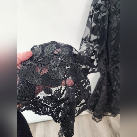 Little Lies Dreams Embroidered Lace Mini Dress - Picture 8 of 9